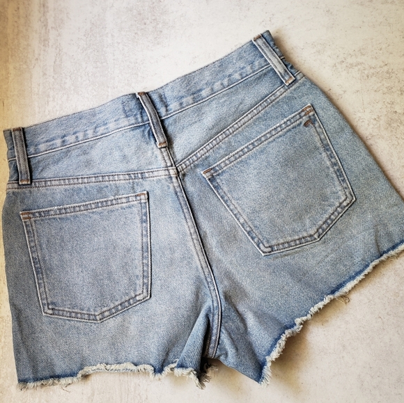 Madewell The Perfect Jean Shorts Size 27 High Rise Denim Cut Off - Picture 3 of 5